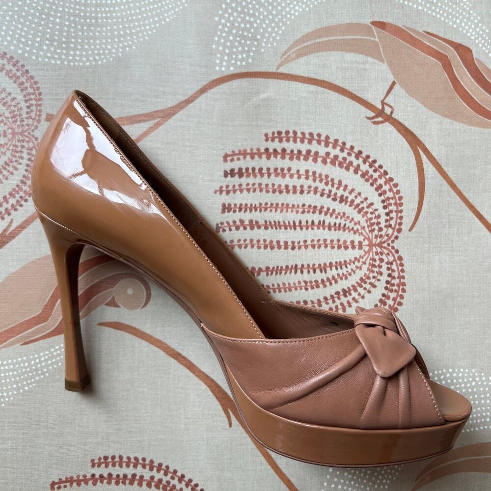Yves Saint Laurent YSL Palais Bow Heels - Size 41.5 - Picture 7 of 10